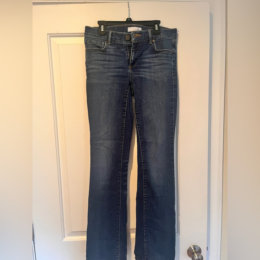 Loft straight leg skinny jeans, size 26 (2). Excellent condition